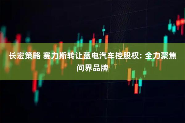 长宏策略 赛力斯转让蓝电汽车控股权: 全力聚焦问界品牌